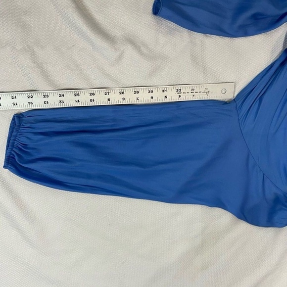 Loft Outlet Light Blue Long Sleeve Dress - Picture 6 of 9